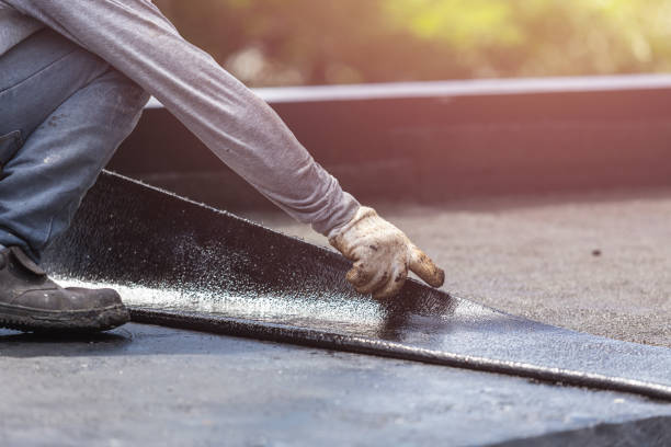 Professional Emergency Waterproofing technician working in Blanford, IN